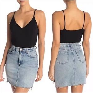 BP Black Ribbed Bodysuit XL NEW!!